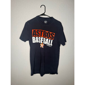 Men's 47 Brand Astros Baseball T-shirt Size S